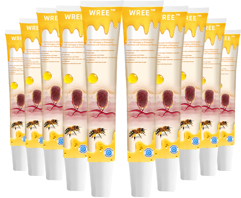 💎WREE™ Crema para la eliminación de verrugas y etiquetas con veneno de abeja (👨‍⚕Apta para todo tipo de piel)🐝 (🔥Último día de promoción 60% de descuento)