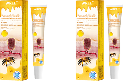 💎WREE™ Crema para la eliminación de verrugas y etiquetas con veneno de abeja (👨‍⚕Apta para todo tipo de piel)🐝 (🔥Último día de promoción 60% de descuento)