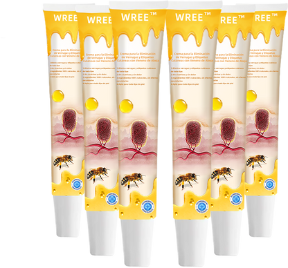 💎WREE™ Crema para la eliminación de verrugas y etiquetas con veneno de abeja (👨‍⚕Apta para todo tipo de piel)🐝 (🔥Último día de promoción 60% de descuento)